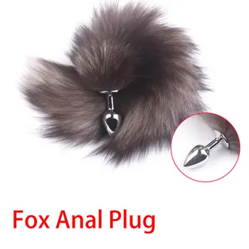 Sexy Fox Kovové Análny Plug Chvost Očarujúce Zadok Plug Análny Butplug Stimulátor Prostaty Gay Sex Hračky pre Ženy, Dospelých, Páry Produkt
