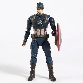 SHF Avengers Koncovka Kapitán Amerika / Čierna Vdova / Thanos / Ant Muž PVC Akcie Obrázok Zberateľskú Model Hračka
