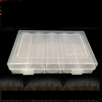 SHRXY Detektor Kovov Transparentné Zberateľov Mincí Okno Auta Pokladu Mincí Úložný Box Set