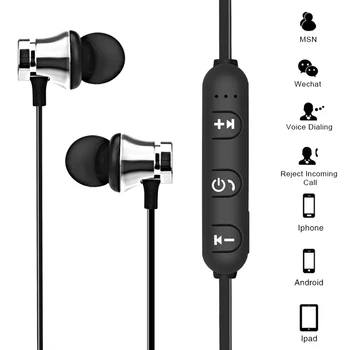 SIFREE S8 Bluetooth Bezdrôtové Slúchadlá Šport Beh Stereo Magnet Slúchadlá Slúchadlá Slúchadlá S Mikrofónom Pre iPhone Xiao