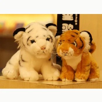 Simulované Tiger Zvierat Bábiky Baby Plyšové Hračky 15 cm Vysoko Kvalitné PP Bavlna Deti Vrecku Plyšové Hračky Poslať Deti Darček