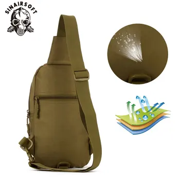 SINAIRSOFT Vojenské Taktické Multi Funkcia Pás taška z Nylonu Batoh Lezenie, Turistiku, Rybolov, Športy, Poľovníctvo taška cez Rameno