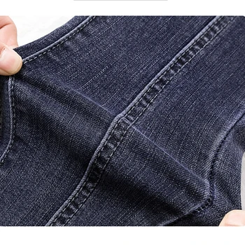 Single-breasted džínsy Žena 2020 jar leto vysoký pás elastickej denim ceruzkou nohavice ženskej módy príčinné džínsy