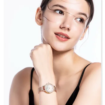 SINOBI Ženy, Luxusné Značky Sledovať Jednoduché Quartz Lady Nepremokavá Náramkové hodinky Ženskej Módy Bežné Hodinky Hodiny reloj mujer