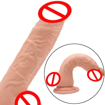Skin-pocit 185mm*37mm dildo realistického falus falošné penis sexuálne hračky pre ženy dick hlupáci popruh na consolador