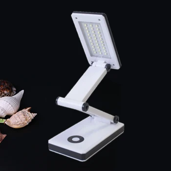 Skladacia Nočné Svetlo stolná Lampa 5W ABS Shell Svetlo, Žiarovka SMD Tvorivé Prenosné 30 Nabíjateľná LED Osvetlenie, Lampy na písací Stôl