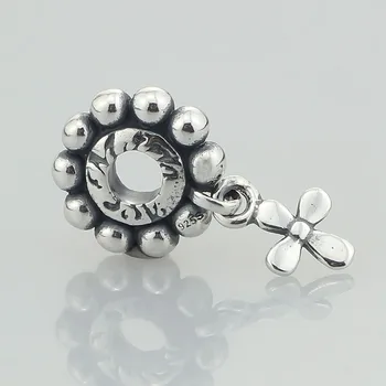 Skutočné 925 Sterling Silver Ruženec Kúzlo Perličiek Fit Európskeho 3 mm Náramok & Náhrdelník Šperky