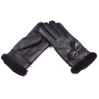 Skutočné kožušinové rukavice pre ženy vysoká kvalita teplej módy ovčie kožušiny rukavice LQ07029