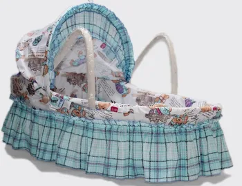 Slama tkané novorodenca kôš strane košíka prenosné spanie v modré kukuričné husk novorodenca fotografie prop