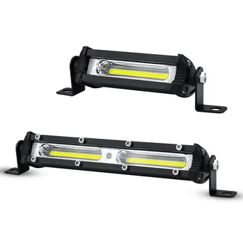 Slim LED Pracovné Svetlo Lišta 4 cm KLASU DRL 12V 24V SUV 4X4 Nákladných Prívesov Vyzdvihnutie Ultra Tenké Nárazníka Indikátor Jazdy na Čítanie