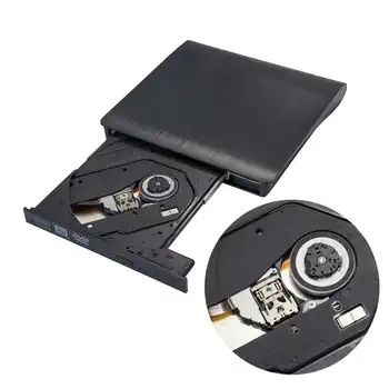 Slim USB 3.0 Externý DVD-RW CD Spisovateľ Jednotky Horák Čítačka, Prehrávač Optické Mechaniky Pre PC a Notebook