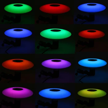 Smart 30W RGB LED Panel Svietidlo LED Stropné svietidlo APLIKÁCIE bluetooth Hudby Svetlo Diaľkové Ovládanie Moderné Stropné Svietidlo Pre Domáce Osvetlenie