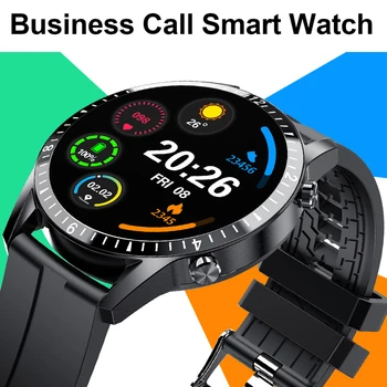 Smart Hodinky 2020 Bluetooth Volať Telefónne plne Dotykový Kolo Obrazovky Športové Smartwatch tep Srdca Človeka, Vodotesný IP67 Pre Android IOS