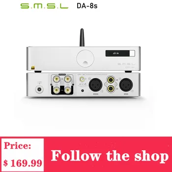 SMSL DA-8s Plnej Vyváženej Bluetooth, Digitálny Zosilňovač NJW1194 80W DA8S Zosilňovač