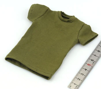 Spot 1/6 rozsahu trend vojak solid farba-krátke rukávy T-shirt oblečenie model fit 12 palcový akcie obrázok telo príslušenstvo