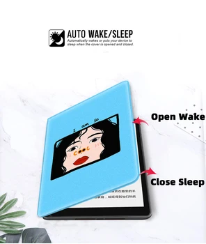 Sranda Vtip Pár Rukáv Prípade Kindle Paperwhite 4 Silikónový Kryt Rukáv Funda Automatický Wake-up Smart Prípadoch 2018 2019