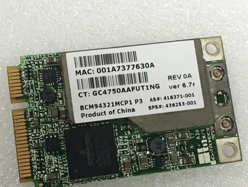 SSEA Nové pre Broadcom BCM4321 Bezdrôtový Wifi karty Mini PCI-E Karty pre HP nc6400 nx9420 Pavilón dv5000 dv8000 SPS 436253-001