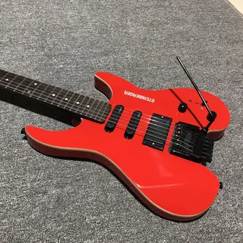 Steinberger, Červená Farba Bezhlavého Elektrická Gitara S Aktívnym Vyzdvihnutie Black Hardwares