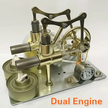 Stirling Motora, Vyváženie Motora, Motor Model Tepla Pary Vzdelávania DIY Model Hračka Darček Pre Deti Plavidlá Ornament Objav Alternátor
