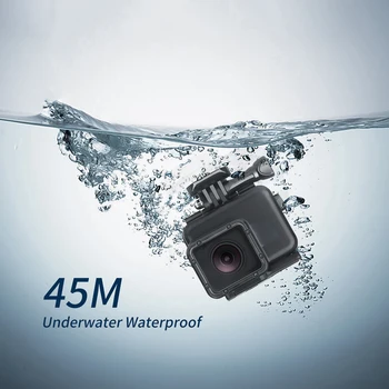 STRIEĽAŤ 45m Podvodné Vodotesné puzdro pre GoPro Hero 7 6 5 Black Potápanie Ochranný Kryt Bývanie Mount pre Go Pro 7 6 5 Príslušenstvo