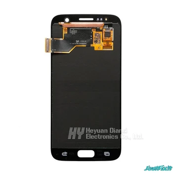 Super AMOLED Pre Samsung Galaxy S7 G930F G930fd Burn-v tieni Lcd Displej S Dotykovým displejom Digitalizátorom. 6.2