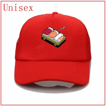Sushi Mini trucker klobúk čiapky pre mužov klobúk vedierko hat čiapky pre mužov baseball capscriss kríž copu klobúk na ochranu pred slnkom klobúk