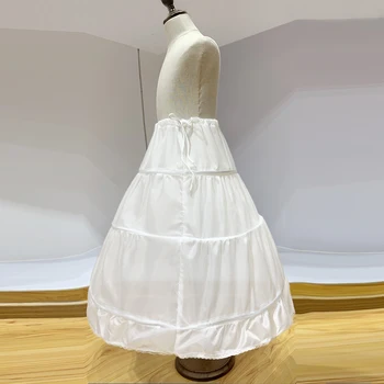 Svadobné Svadobné Spodnička Hoop Krinolína Prom Underskirt Vintage Sklzu Dievčatá PS06 45 cm 55 cm
