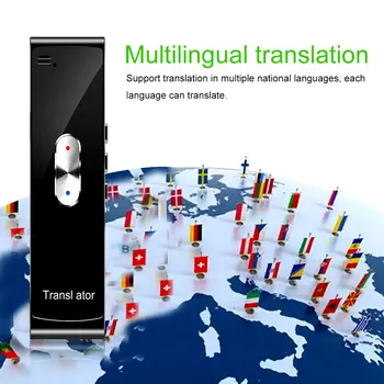 T8S Multi Language Prenosné Smart Hlas Prekladateľ Pre Učenie sa ruského Japonskej, francúzskej kórejský arabčina 42 Jazykoch