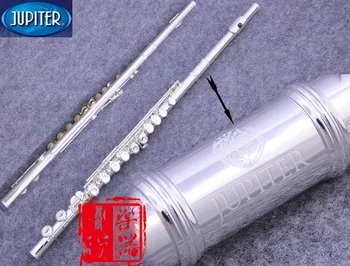 Taiwan JUPITER JFL-700E 16 Otvory Uzavreté Tlačidlo C Flauta Cupronickel Striebrenie flauta prierezové instrumentos musicales Prípade