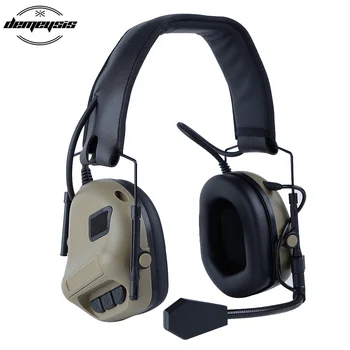 Taktické Headset Lov Airsoft Slúchadlá Vojenské Streľba Headset Ochranu Sluchu Slúchadlá 3 farby