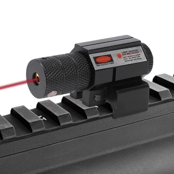Taktické Red Dot Laserový Zameriavač Rozsahu s Vzdialený Spínač Weaver Picatinny Mount Nastaviť pre Zbraň, Pištoľ, Puška Airsoft Lov Accessary