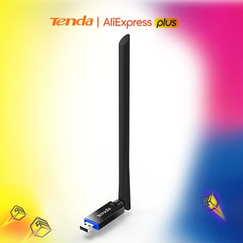 Tenda U10 650Mbs USB Wireless 2.4 G&5G Wifi Adaptér vysokorýchlostné Sieťové Karty, Dual-Band 802.11 AC Anténa pre Notebook Ploche