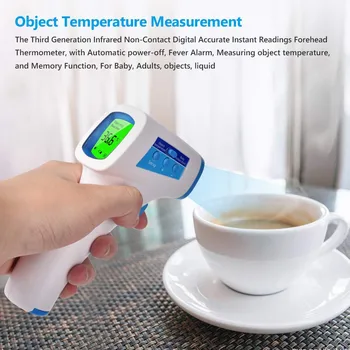 Termómetro infrarrojo digitálne medidor de farebná hriech contacto, higrómetro, farebná, fiebre, snímač térmico de medición#2