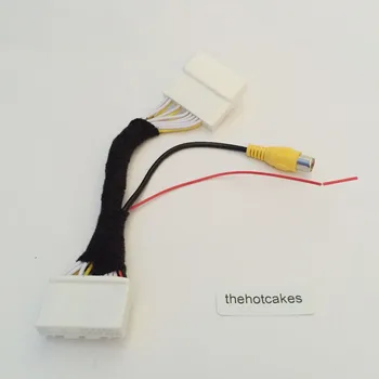 Thehotcakes Originálne Video Vstup Prepnúť RCA Adaptér Konektor Konvertor Drôt, Kábel Pre Mazda 2 Demio DJ~2017 Zadná Kamera