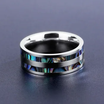 Titánové ocele farba krúžok vysoko kvalitné pánske krúžok z nehrdzavejúcej ocele, šperky