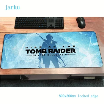 Tomb raider podložka pod myš hráč office 800x300x2mm notbook mouse mat gaming mousepad veľké xl podložky myši PC stôl padmouse rohože