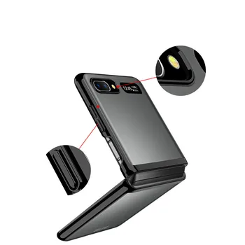 Transparentné Telefón Prípade Shockproof Telefón Ochranný Kryt Plášťa pre Samsung Galaxy Z Flip /F7000/F7070 Telefón Príslušenstvo