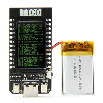 TTGO ESP32 1.14 palcový farebný LCD displej WiFi Modul Bluetooth Dual Modulu Vývoj Doska Para Ar duino 1.14 Polegada LCD