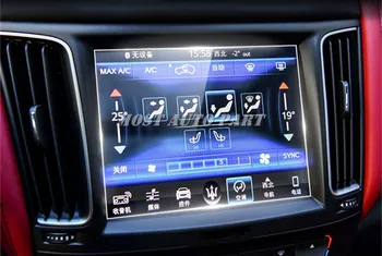 Tvrdené Sklo GPS Navigácie Screen Protector Pre Maserati Levante 2016-2020 Auto príslušenstvo interiéru Auto dekorácie