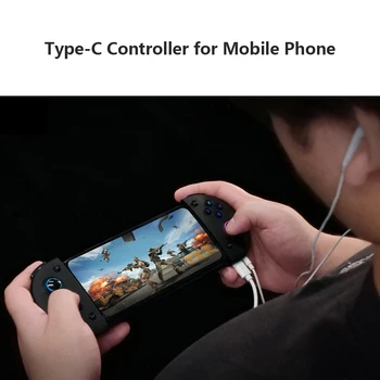 Typ-C Mobile Gamepad Herný Ovládač Ďalekohľad Držiaka Telefónu Hry Rukoväť Ovládač Citlivé Tlačidlá Dizajn Typu C, Rýchle Nabíjanie