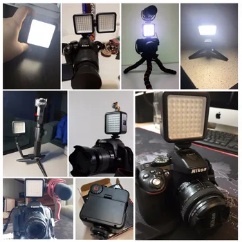Ulanzi W49 LED Kapsa na Fotoaparát, LED Video Svetlo na Fotografovanie Svetlo pre Gopro DJI Osmo Vrecku Nikon, Sony DSLR Fotoaparáty, Inteligentné Telefóny