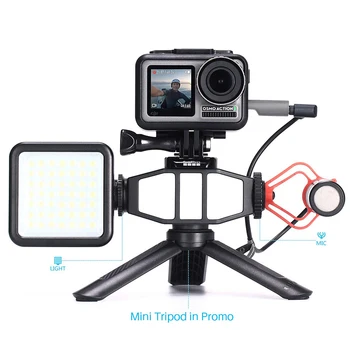 Ultra Jasné LED Video Svetlo Vlog Svetlo pre GoPro DJI Športové Kamery pre Canon, Nikon, Sony Digitálne ZRKADLOVKY Studenej Obuvi, Príslušenstva