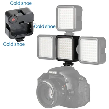 Ultra Jasné LED Video Svetlo Vlog Svetlo pre GoPro DJI Športové Kamery pre Canon, Nikon, Sony Digitálne ZRKADLOVKY Studenej Obuvi, Príslušenstva