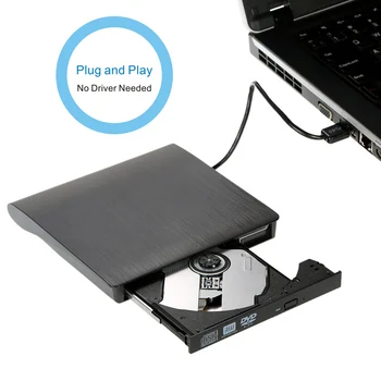 Ultra Slim Portable USB 3.0, DVD-RW, Externý DVD Prehrávač DVD Napaľovačku, Spisovateľ pre Linux, Windows, Mac OS DVD-ROM Prehrávač