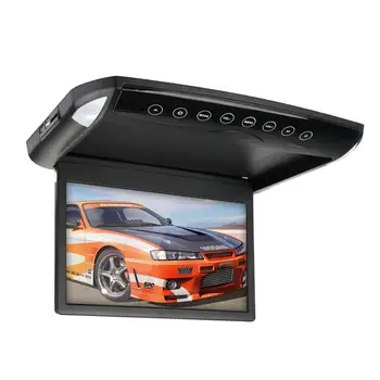 Ultra Tenké 10.1 palcový Auto Monitor Strecha Strop Mount sklopenie TFT LCD Monitor, DVD Prehrávač USB, SD MP5 Reproduktor Hra