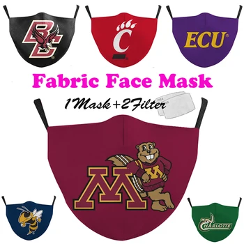 Unisex Bavlna PM2.5 Úst Maska Opakovane Umývateľný pleťové Masky mascarilla Módy Tlače Masku na Tvár Dospelej Nastaviteľný Strmeň Masky