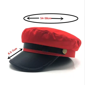 Unisex čierna červená ploché navy klobúk spp ženy muži móda berets predaj hot street style beret čiapky značky klobúky Noviny Spp