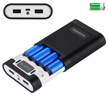Univerzálny 18650 Batérie poľa Prenosné DIY USB Mobile Power Bank Nabíjací Pack Box Batérie Prípade Power Bank Auta Prípade Skladovania