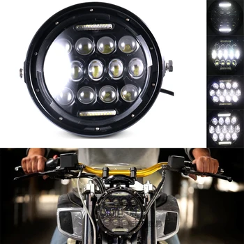Univerzálny 7 Palcový Motocykel LED Svetlomet Moto Kolobežka 7