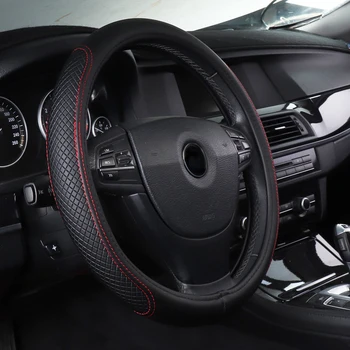 Univerzálny Auto Volant, Kryt PU Kožené Volanty Kryt pre Audi A6 C5 C6 C7 4f Avant Allroad A7, A8, Q5 Q2 2018 Q7 2016